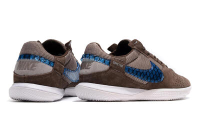 Nike Street Gato IC Football Shoes - Brown/Blue/White
