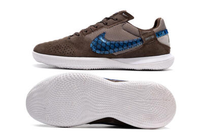 Nike Street Gato IC Football Shoes - Brown/Blue/White