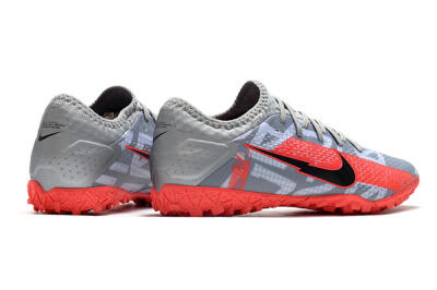 Nike Mercurial Vapor 13 Pro TF Football Shoes - Grey/Black/Red