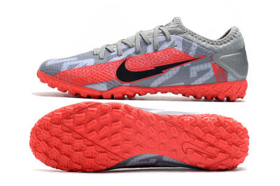 Nike Mercurial Vapor 13 Pro TF Football Shoes - Grey/Black/Red