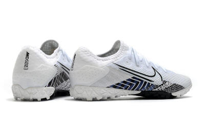 Nike Mercurial Vapor 13 Pro TF Football Shoes - White/Black/Blue
