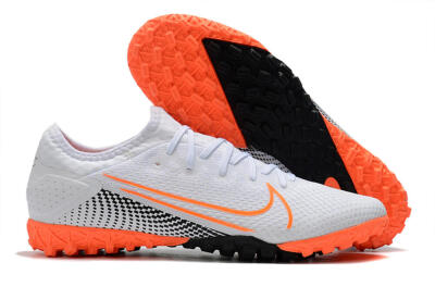 Nike Mercurial Vapor 13 Pro TF Football Shoes - White/Red/Black