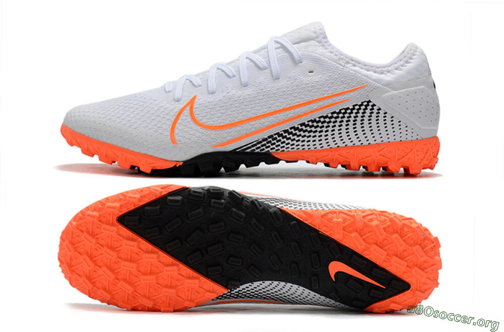 Nike Mercurial Vapor 13 Pro TF Football Shoes - White/Red/Black 1