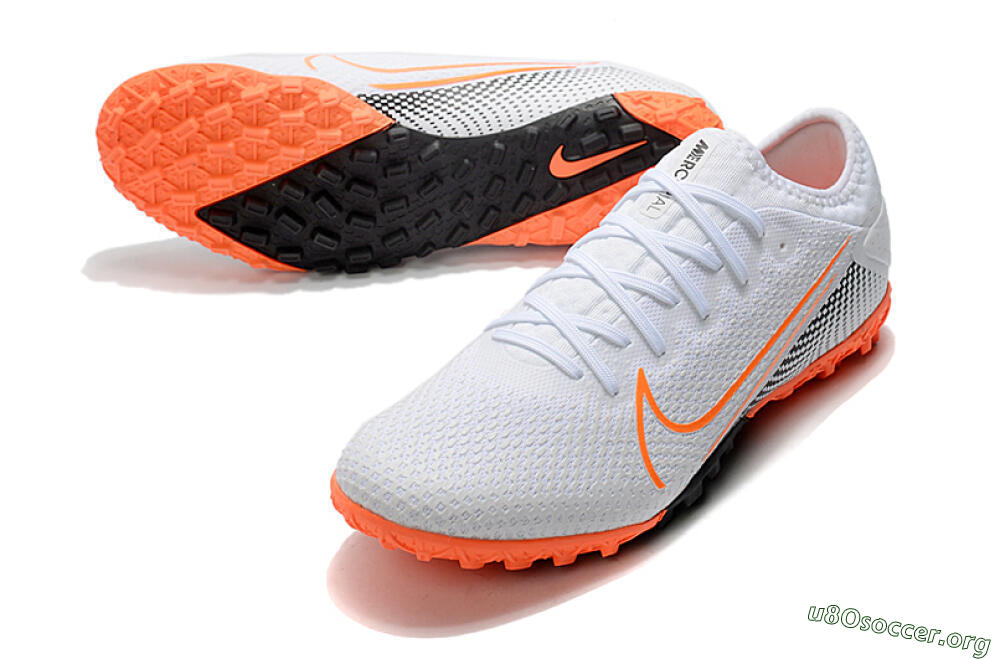 Nike Mercurial Vapor 13 Pro TF Football Shoes - White/Red/Black 0