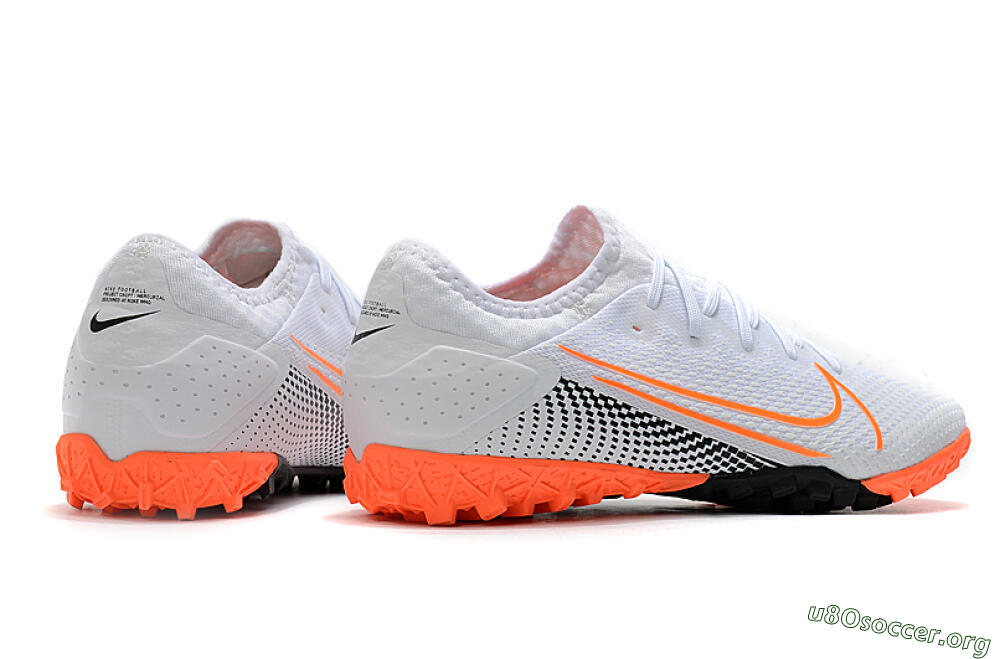 Nike Mercurial Vapor 13 Pro TF Football Shoes - White/Red/Black 6