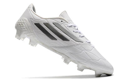 Adidas F50 Adizero Ghosted FG Football Boots - White/Grey/Silver
