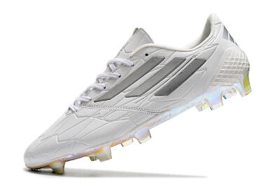 Adidas F50 Adizero Ghosted FG Football Boots - White/Grey/Silver