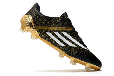 Adidas F50 Adizero Ghosted FG Football Boots - Black/White/Gold
