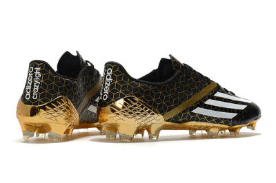 Adidas F50 Adizero Ghosted FG Football Boots - Black/White/Gold