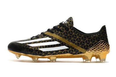 Adidas F50 Adizero Ghosted FG Football Boots - Black/White/Gold