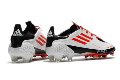 Adidas F50 Adizero Ghosted FG Football Boots - White/Red/Black