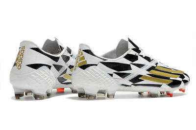 Adidas F50 Adizero Ghosted FG Football Boots - White/Black/Gold