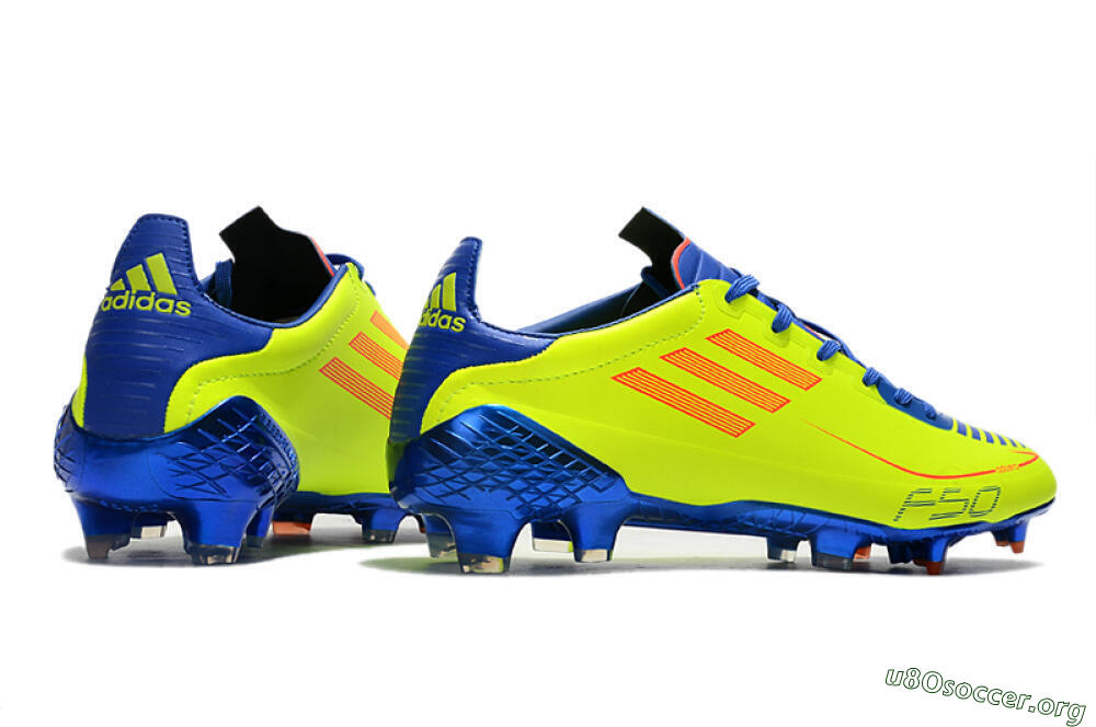 Adidas F50 Adizero Ghosted FG Football Boots - Yellow/Red/Blue 6