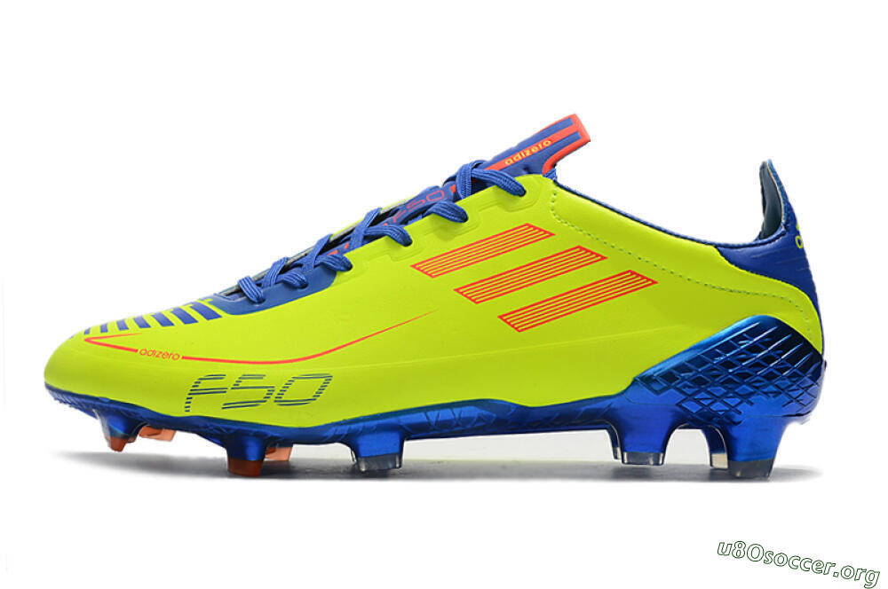 Adidas F50 Adizero Ghosted FG Football Boots - Yellow/Red/Blue 3