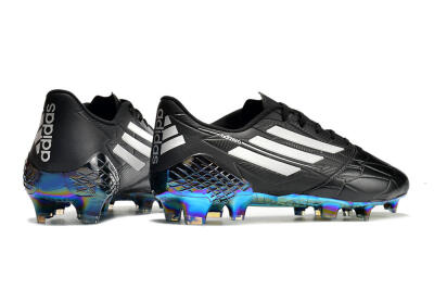 Adidas F50 Adizero Ghosted FG Football Boots - Black/White/Gold
