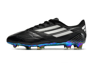 Adidas F50 Adizero Ghosted FG Football Boots - Black/White/Gold