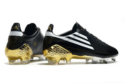 Adidas F50 Adizero Ghosted FG Football Boots - Black/White/Gold