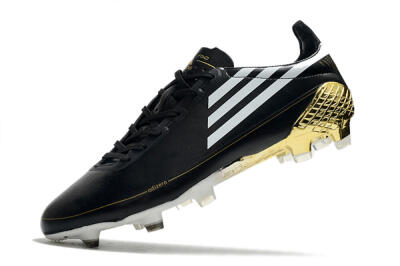 Adidas F50 Adizero Ghosted FG Football Boots - Black/White/Gold