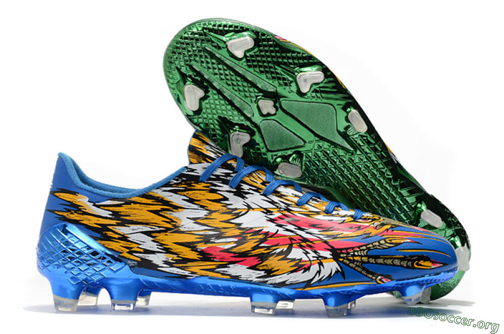Adidas F50 Adizero Ghosted FG Football Boots - Green/Pink/Yellow 2