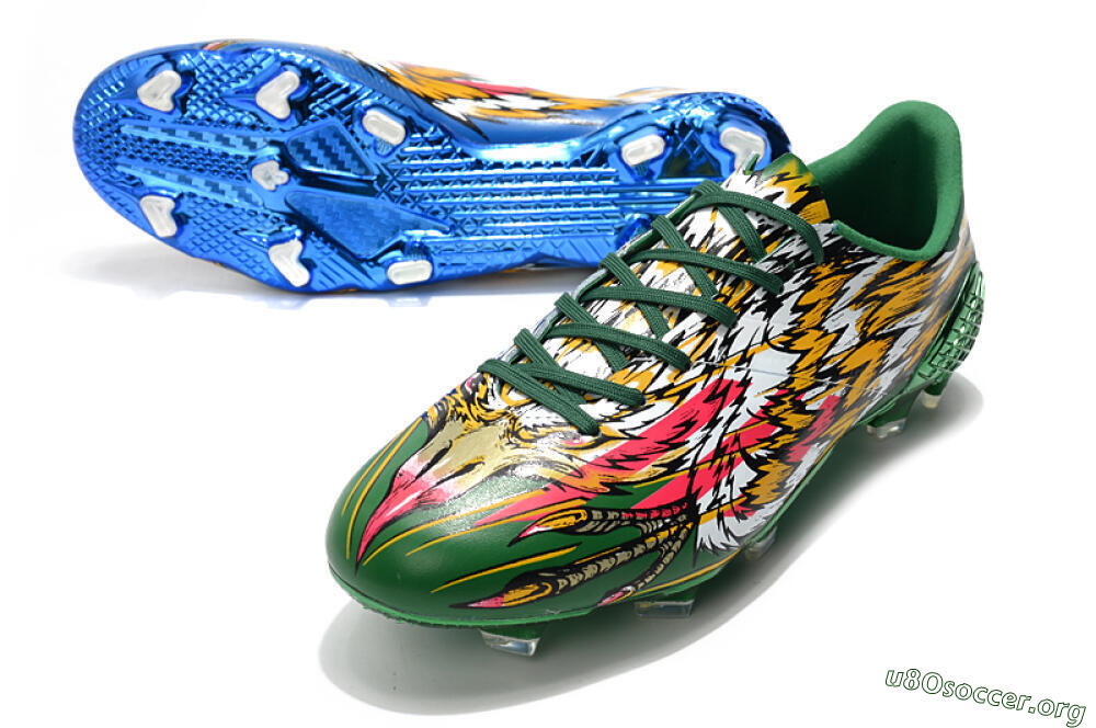 Adidas F50 Adizero Ghosted FG Football Boots - Green/Pink/Yellow 0