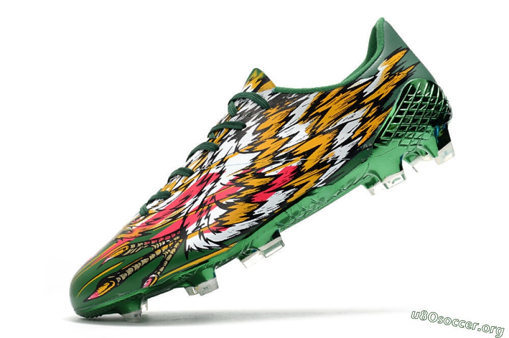 Adidas F50 Adizero Ghosted FG Football Boots - Green/Pink/Yellow 5