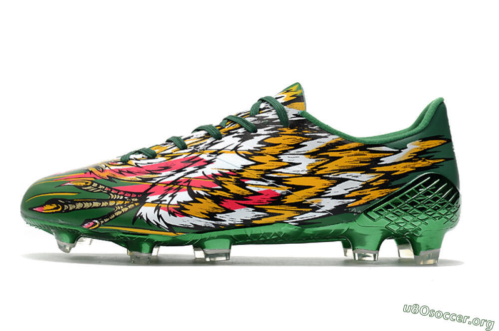 Adidas F50 Adizero Ghosted FG Football Boots - Green/Pink/Yellow 3