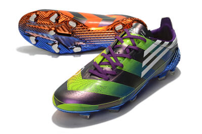 Adidas F50 Adizero Ghosted FG Football Boots - Purple/Blue/Yellow