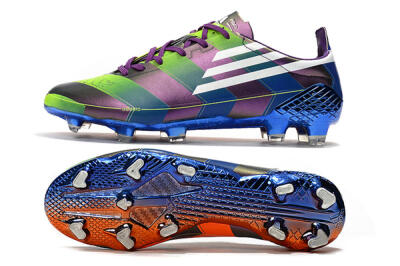 Adidas F50 Adizero Ghosted FG Football Boots - Purple/Blue/Yellow