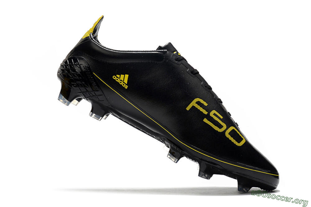 Adidas F50 Adizero Ghosted FG Football Boots - Black/Yellow 4