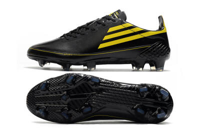 Adidas F50 Adizero Ghosted FG Football Boots - Black/Yellow