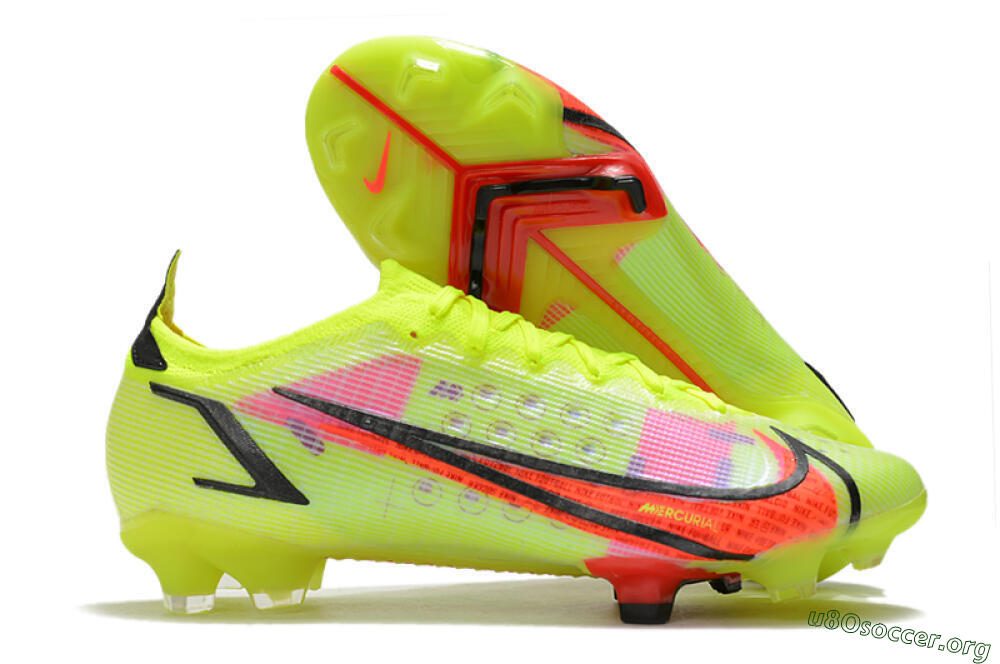 Nike Mercurial Vapor 14 Elite FG Football Boots - Yellow/Red/Black 2
