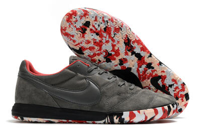 Nike Premier 2 Sala IC Football Shoes - Grey/White/Red