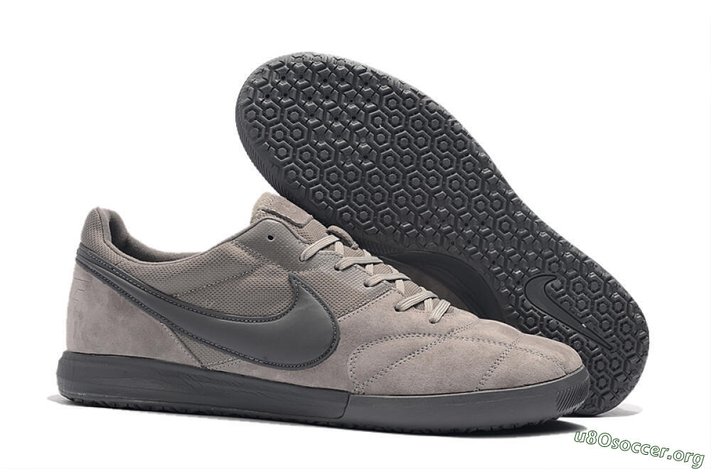 Nike Premier 2 Sala IC Football Shoes - Grey/Grey 2