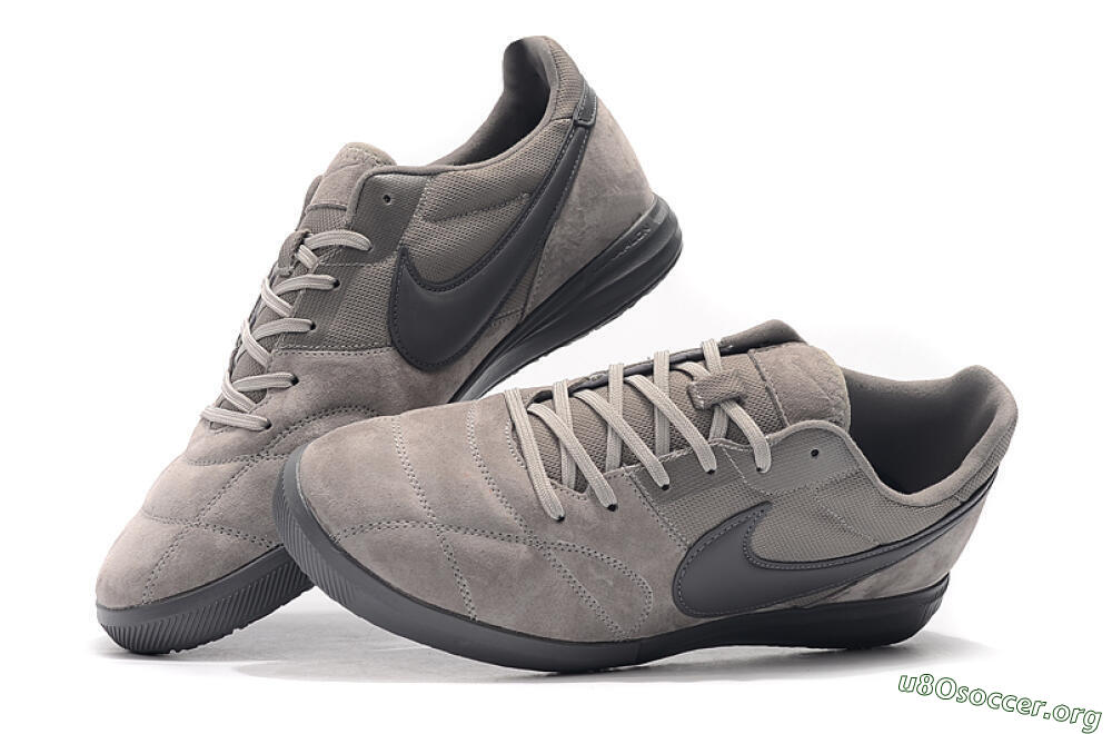 Nike Premier 2 Sala IC Football Shoes - Grey/Grey 6