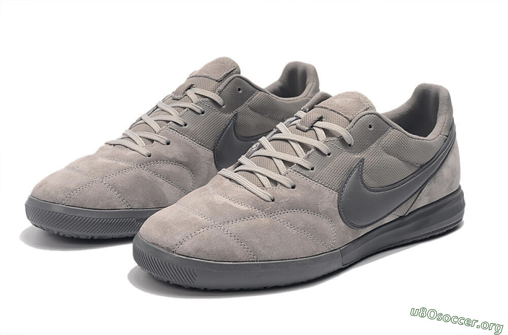 Nike Premier 2 Sala IC Football Shoes - Grey/Grey 5