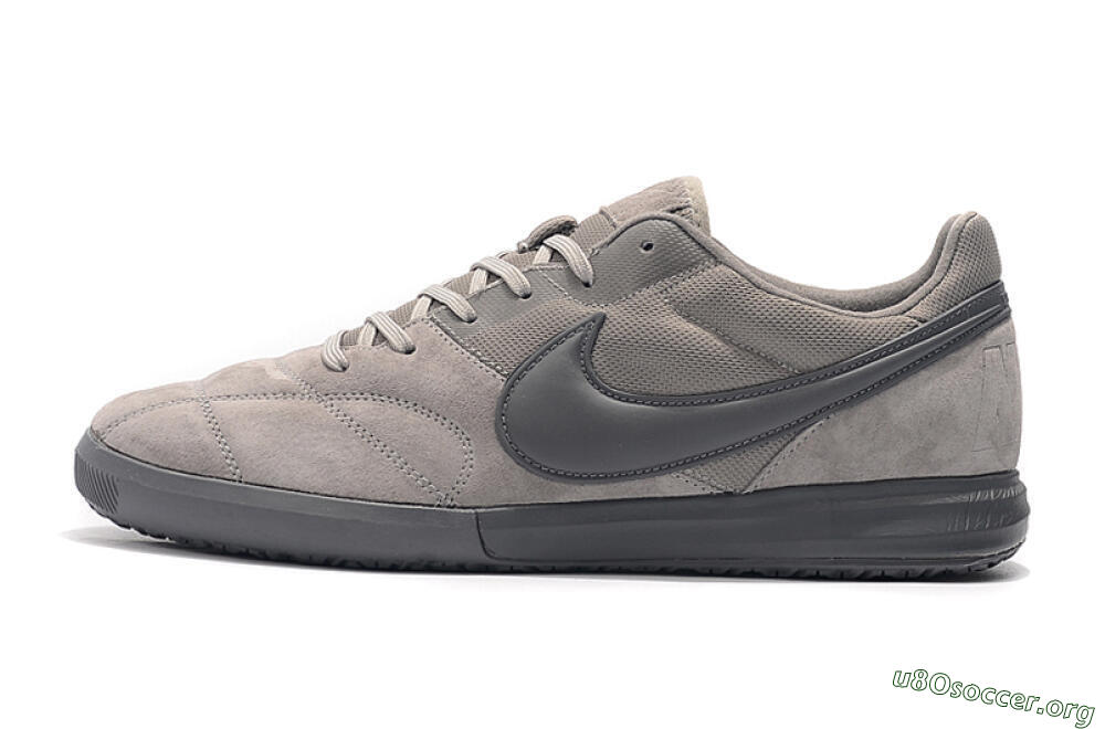 Nike Premier 2 Sala IC Football Shoes - Grey/Grey 3