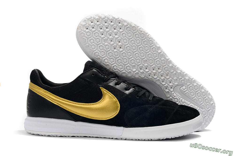 Nike Premier 2 Sala IC Football Shoes - Black/Gold/White 2