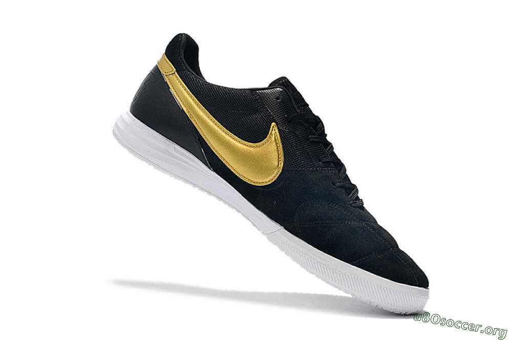 Nike Premier 2 Sala IC Football Shoes - Black/Gold/White 7