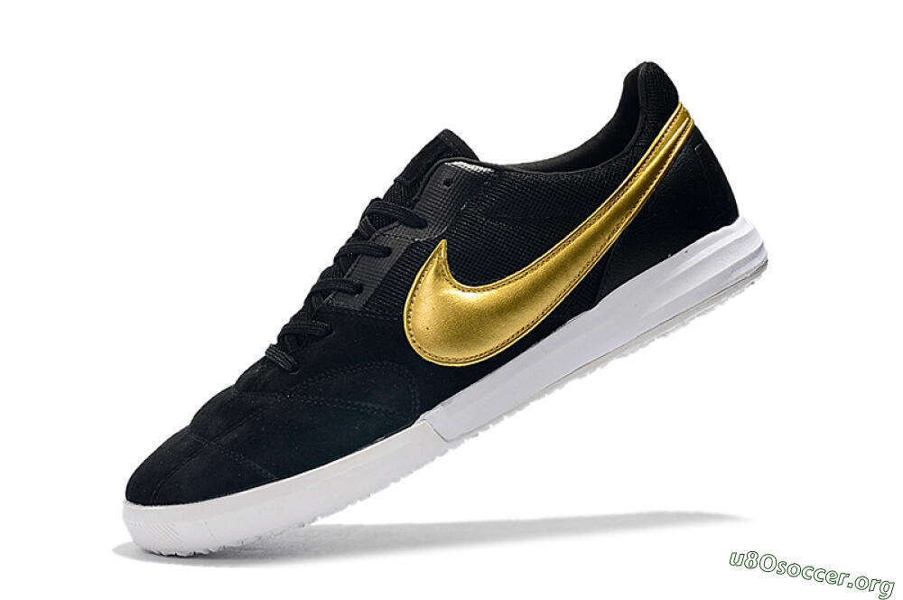 Nike Premier 2 Sala IC Football Shoes - Black/Gold/White 8