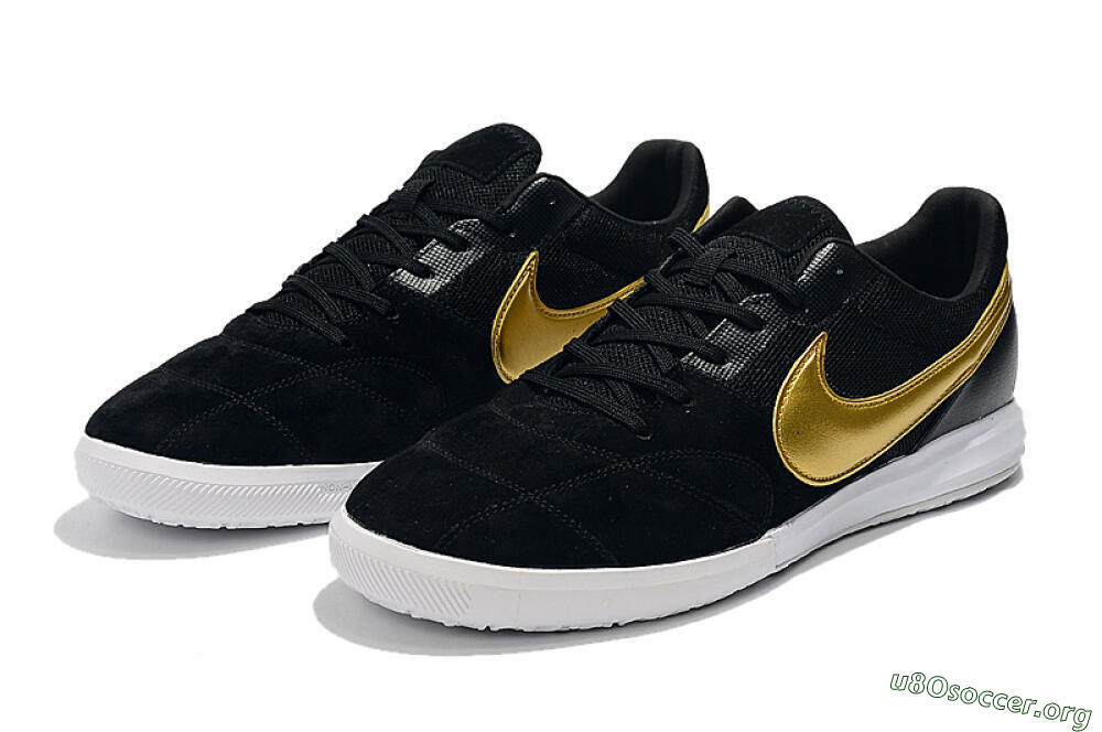 Nike Premier 2 Sala IC Football Shoes - Black/Gold/White 5