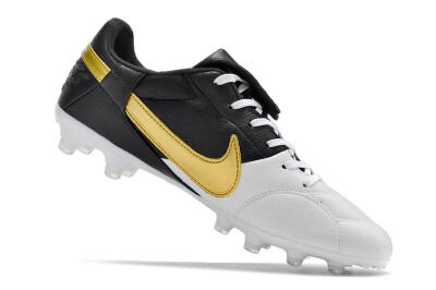 Nike The Premier 3 FG Football Boots - White/Gold/Black