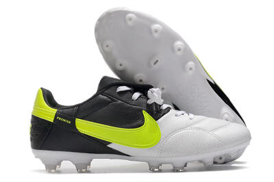 Nike The Premier 3 FG Football Boots - White/Yellow/Black