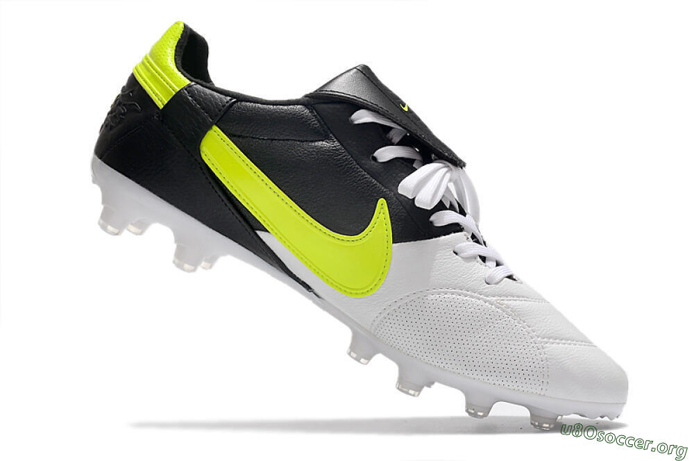 Nike The Premier 3 FG Football Boots - White/Yellow/Black 4