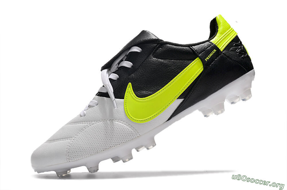 Nike The Premier 3 FG Football Boots - White/Yellow/Black 5