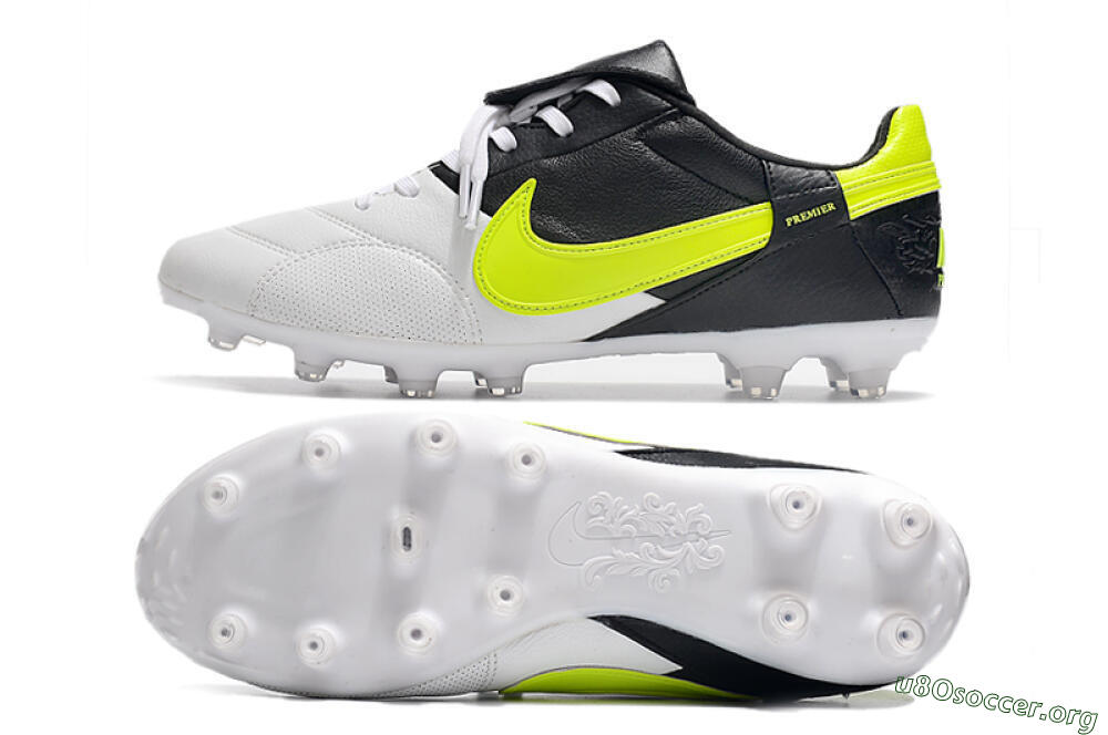 Nike The Premier 3 FG Football Boots - White/Yellow/Black 1