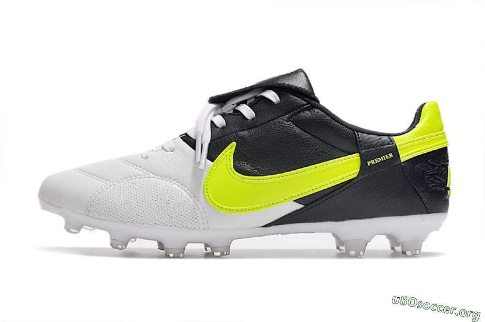 Nike The Premier 3 FG Football Boots - White/Yellow/Black 3
