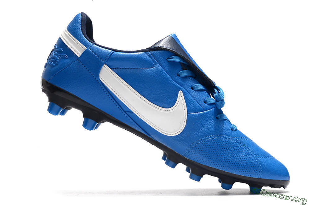 Nike The Premier 3 FG Football Boots - Blue/White/Black 4