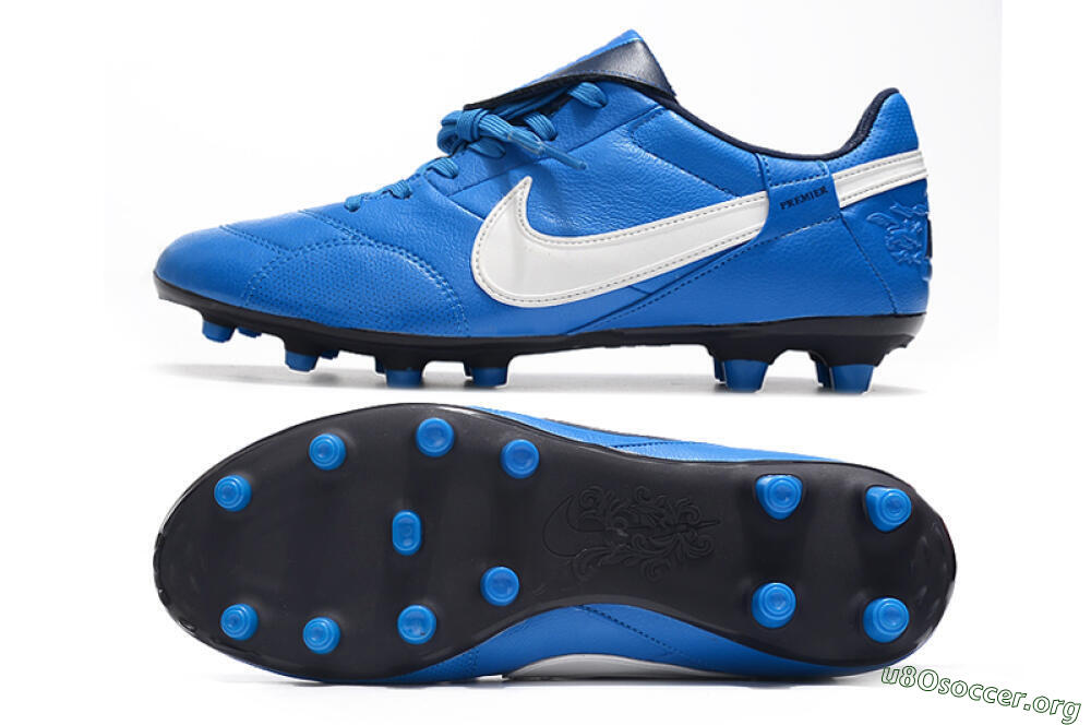 Nike The Premier 3 FG Football Boots - Blue/White/Black 1