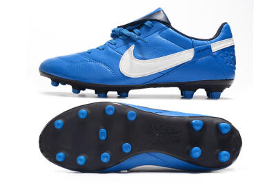 Nike The Premier 3 FG Football Boots - Blue/White/Black