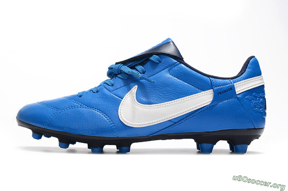 Nike The Premier 3 FG Football Boots - Blue/White/Black 3